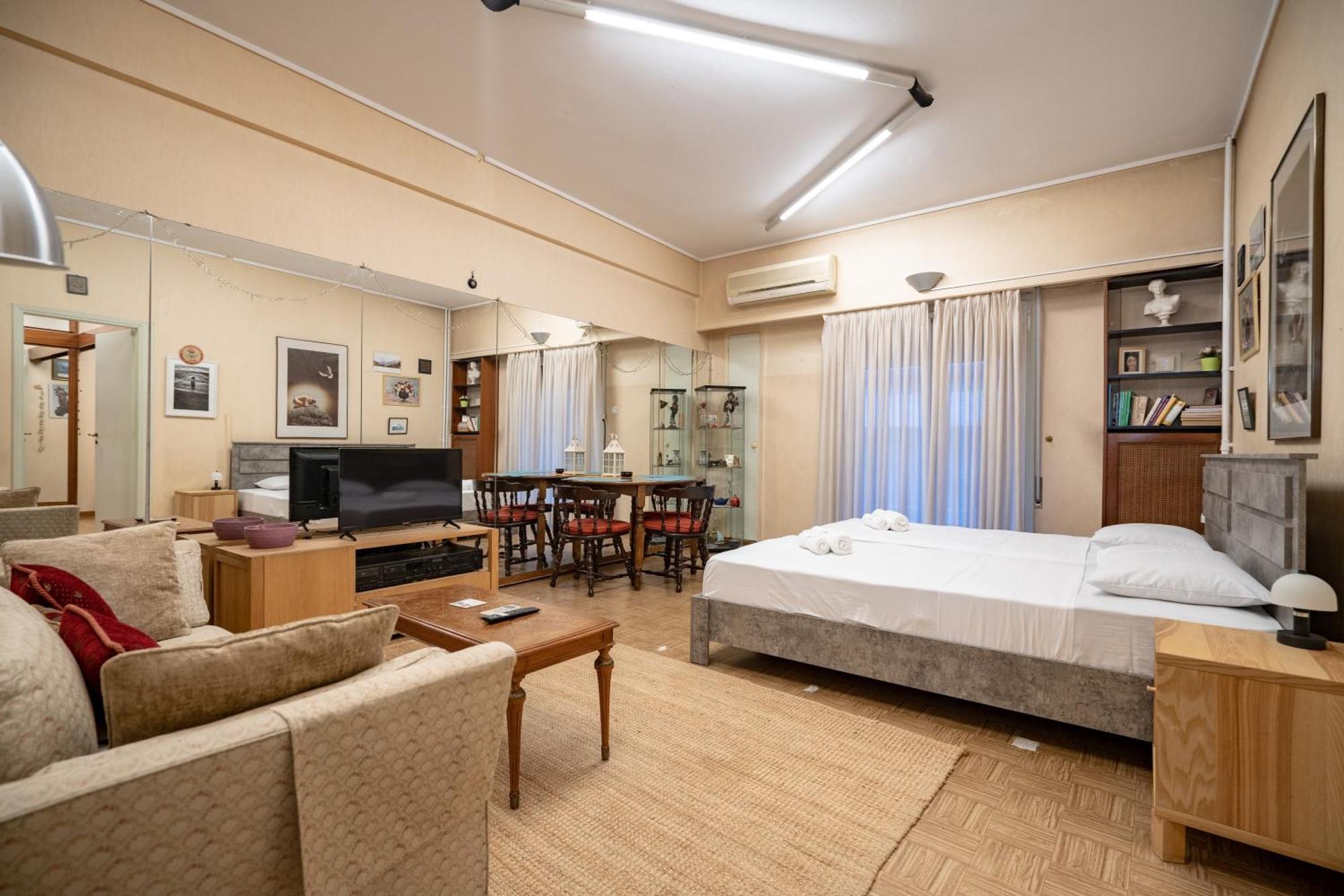 Syntagma Square 1 Bedrm 4 Persons Apartment By Mps Athens Luaran gambar
