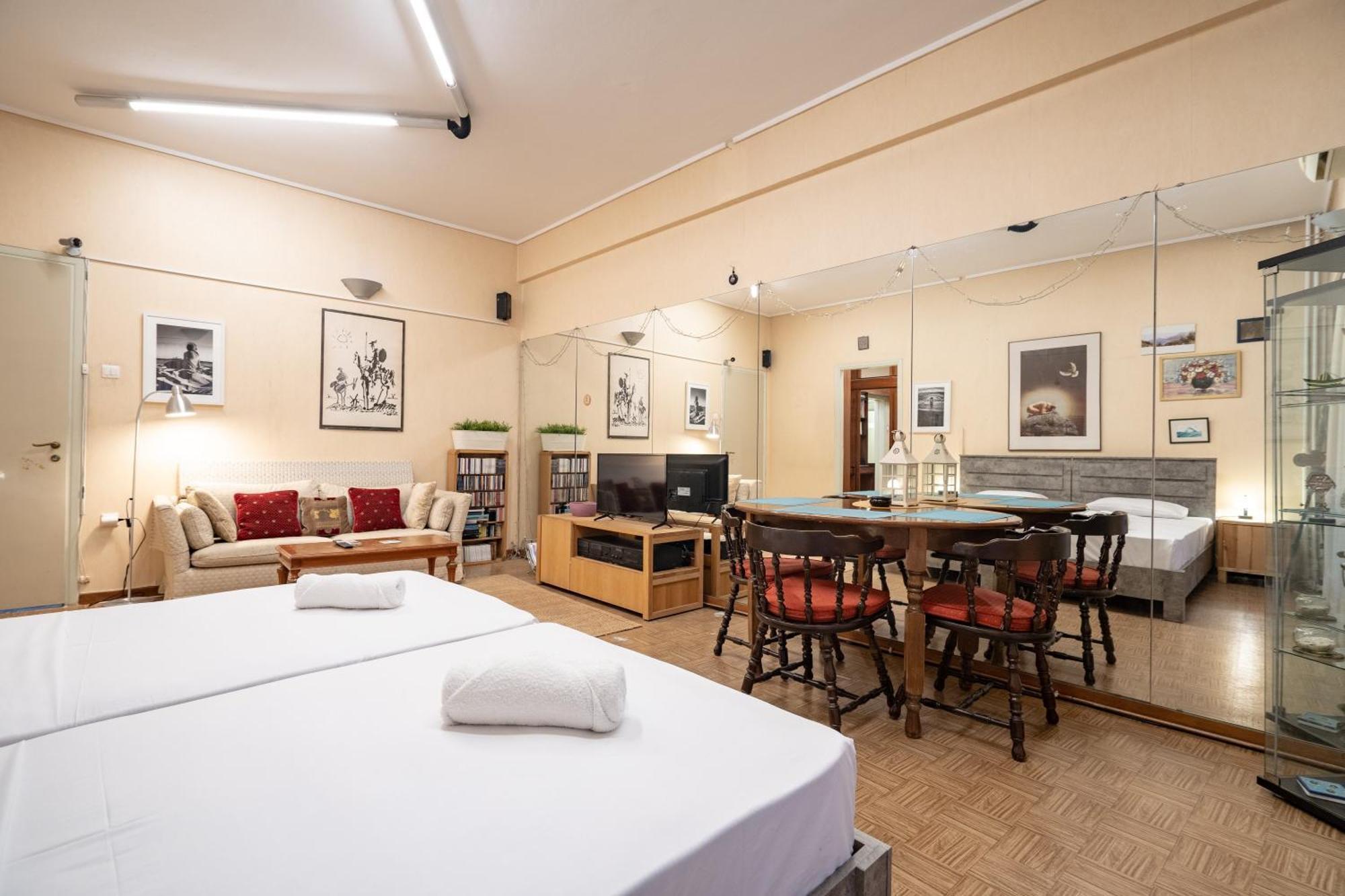Syntagma Square 1 Bedrm 4 Persons Apartment By Mps Athens Luaran gambar